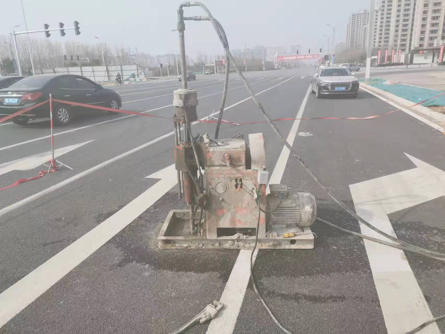 沁园街道路基沉降注浆灌浆